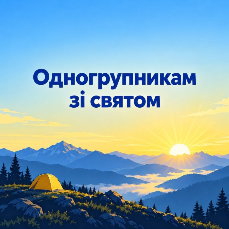Одногрупникам зі святом - листівка з привітанням з Днем студента