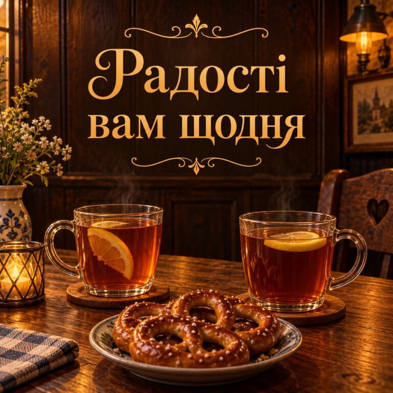 Радості вам щодня - листівка з привітанням з Днем народження свекрусі