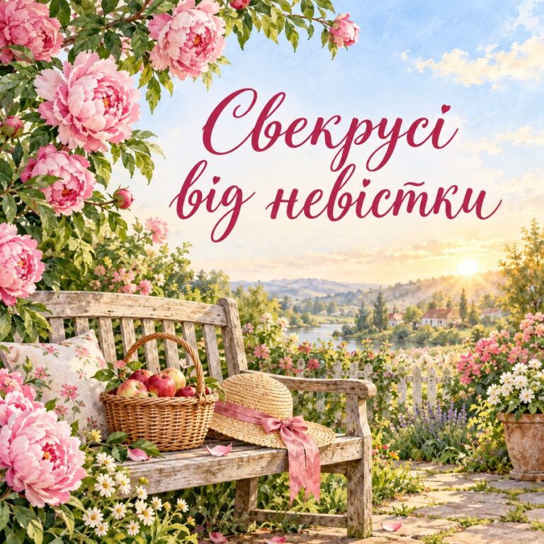 Свекрусі від невістки - листівка з привітанням з Днем народження свекрусі