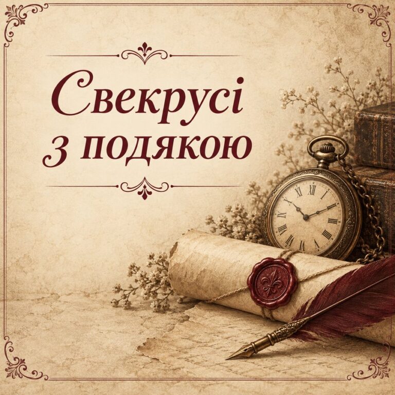 Свекрусі з подякою - листівка з привітанням з Днем народження свекрусі