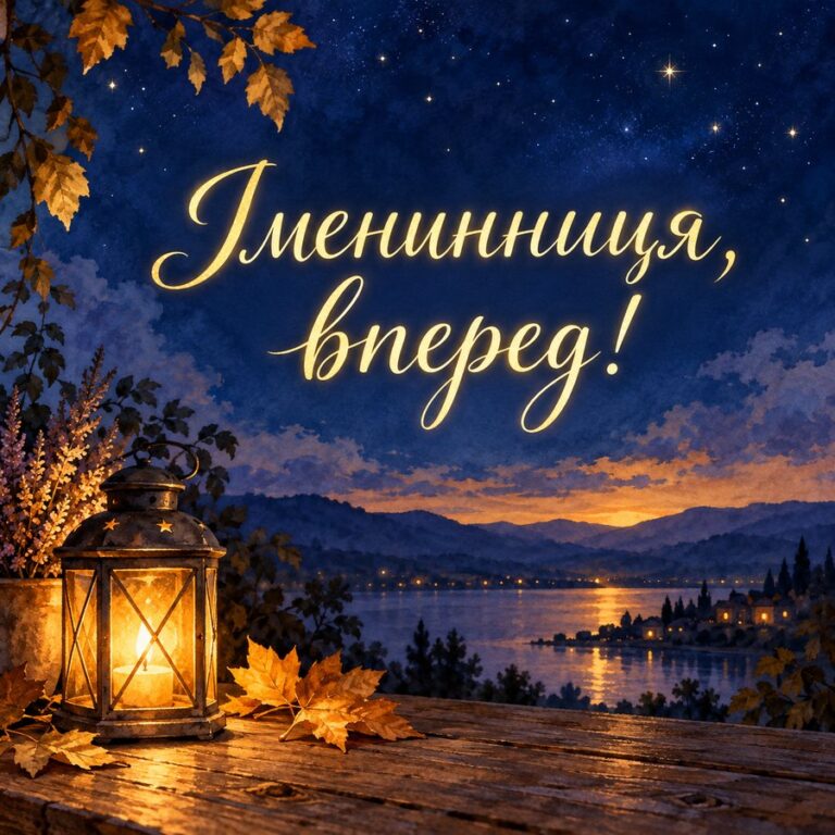 Іменинниця, вперед! - листівка з привітанням з Днем народження свекрусі