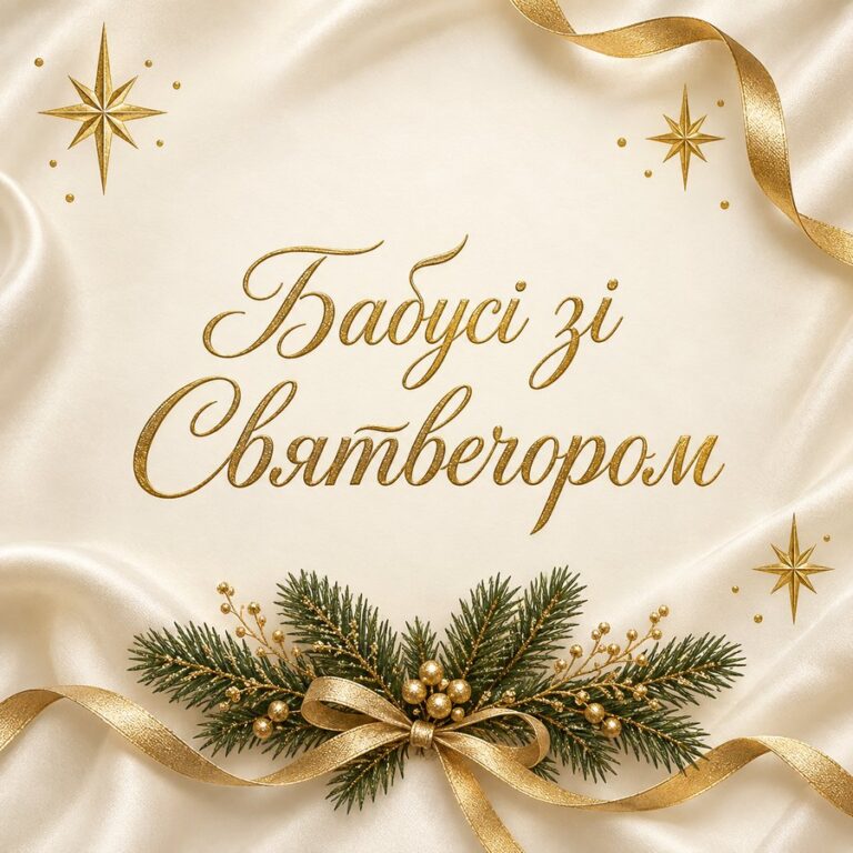 Бабусі зі Святвечором - листівка з привітанням зі Святвечором