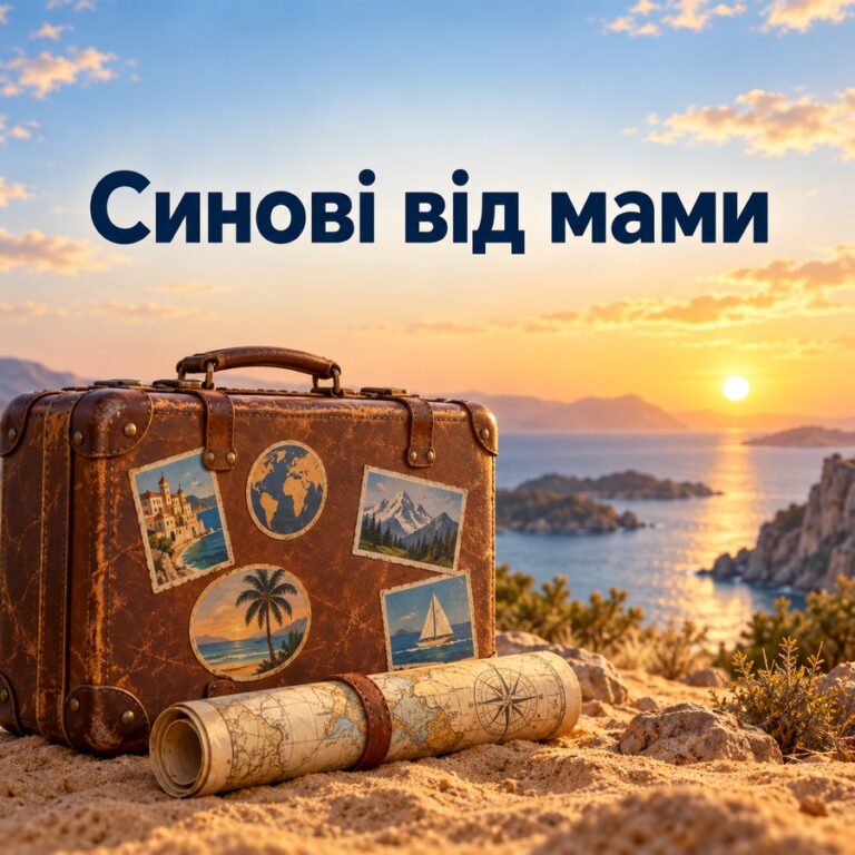 Синові від мами - листівка з привітанням з Днем народження сину