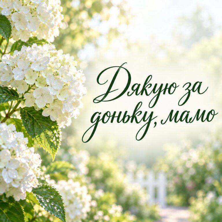 Дякую за доньку, мамо - листівка з привітанням з Днем народження тещі