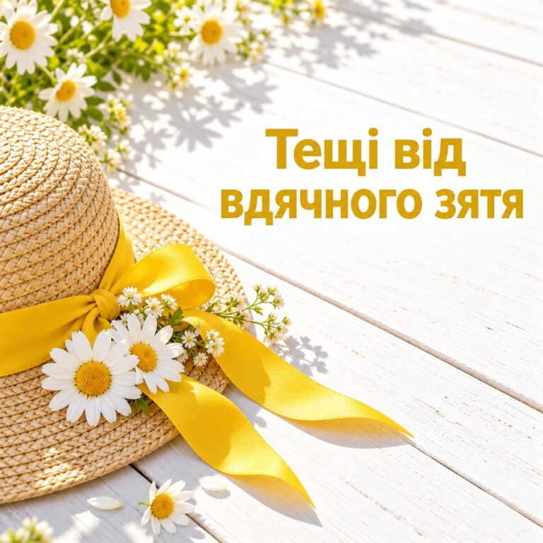 Тещі від вдячного зятя - листівка з привітанням з Днем народження тещі