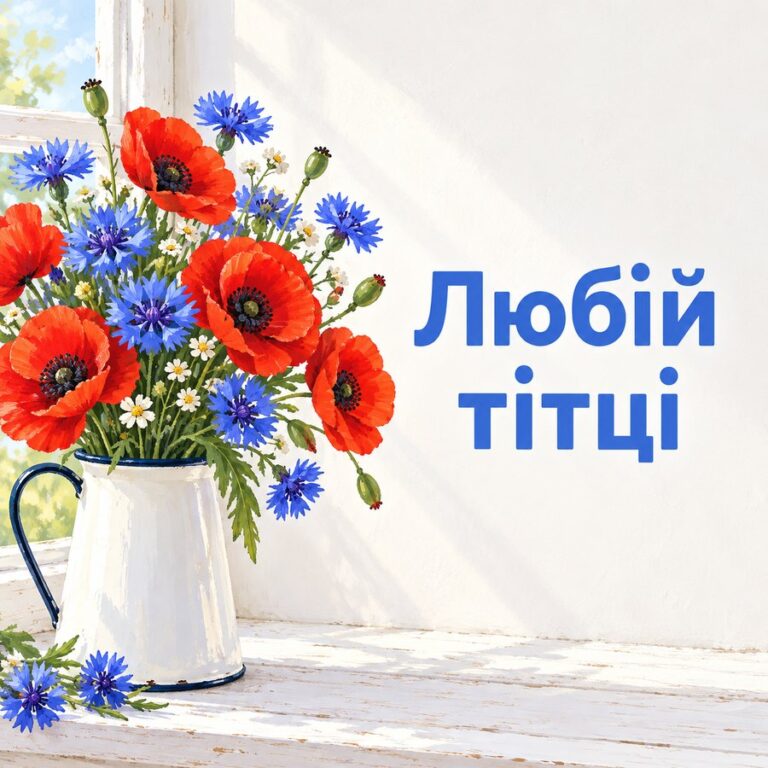 Любій тітці - листівка з привітанням з Днем народження тітці