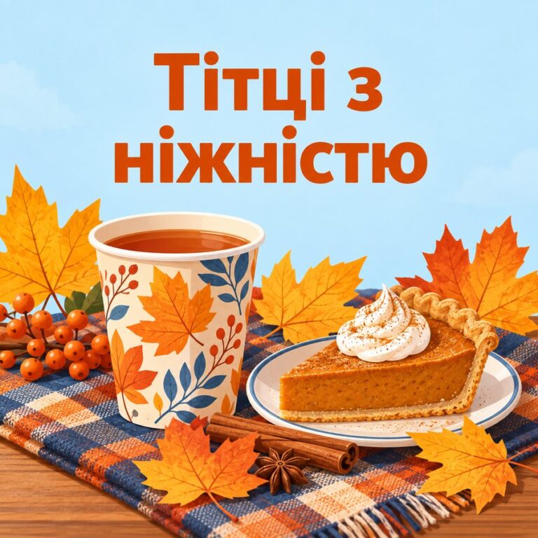 Тітці з ніжністю - листівка з привітанням з Днем народження тітці
