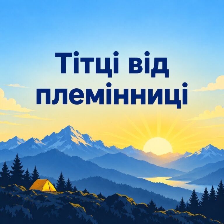 Тітці від племінниці - листівка з привітанням з Днем народження тітці