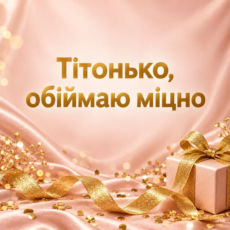 Тітонько, обіймаю міцно - листівка з привітанням з Днем народження тітці