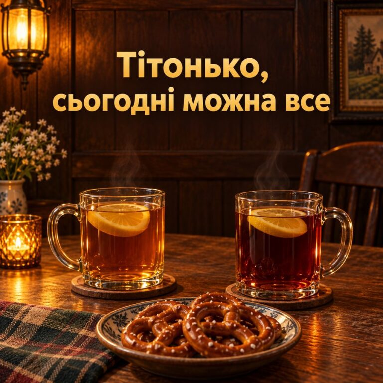 Тітонько, сьогодні можна все - листівка з привітанням з Днем народження тітці