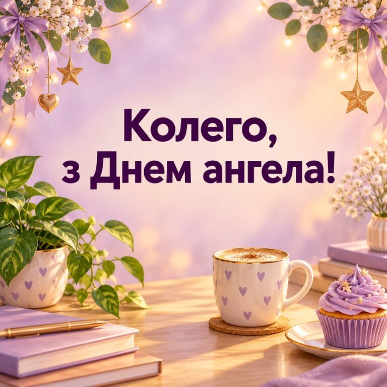 Колего, з Днем ангела! - листівка з привітанням з Днем ангела Варвари