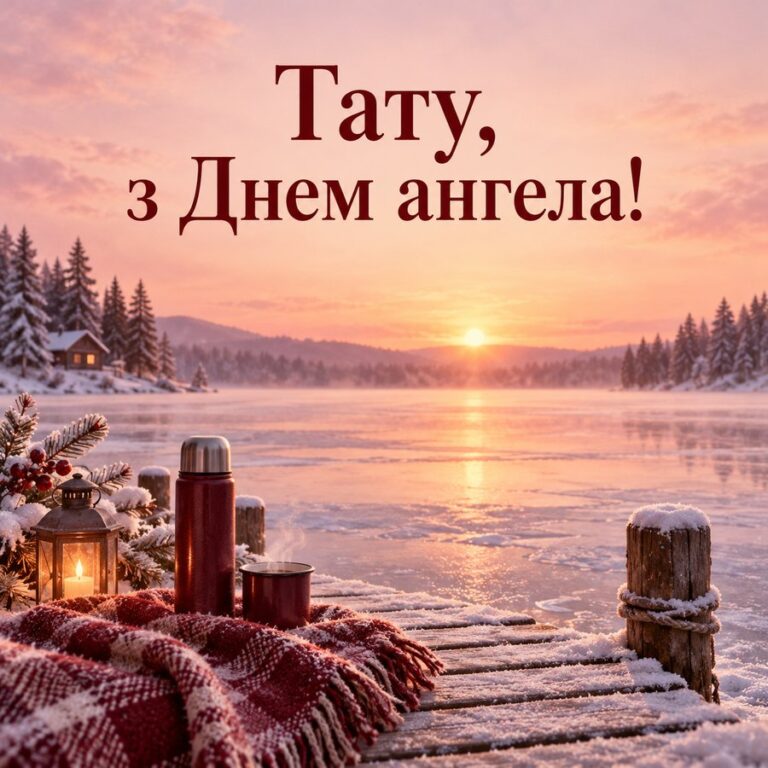 Тату, з Днем ангела! - листівка з привітанням з Днем ангела Василя