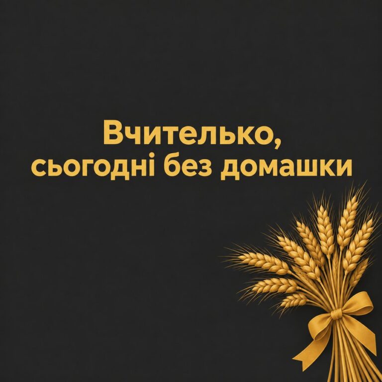 Вчителько, сьогодні без домашки - листівка з привітанням з Днем народження вчительці