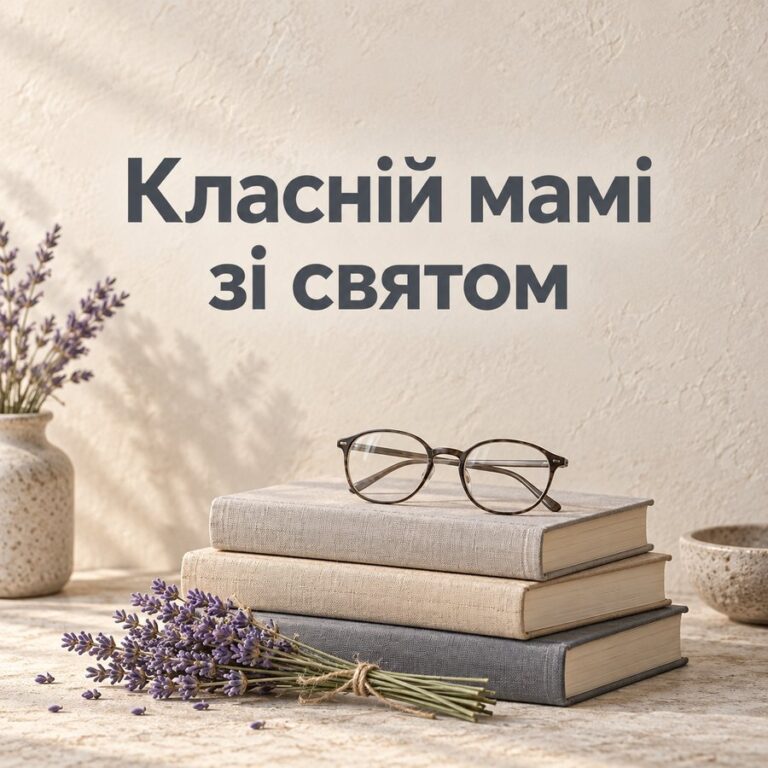 Класній мамі зі святом - листівка з привітанням з Днем вчителя