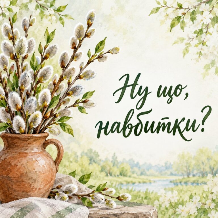 Ну що, навбитки? - листівка з привітанням з Великоднем
