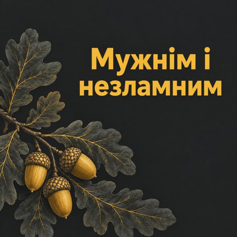 Мужнім і незламним - листівка з привітанням з Днем захисників і захисниць України