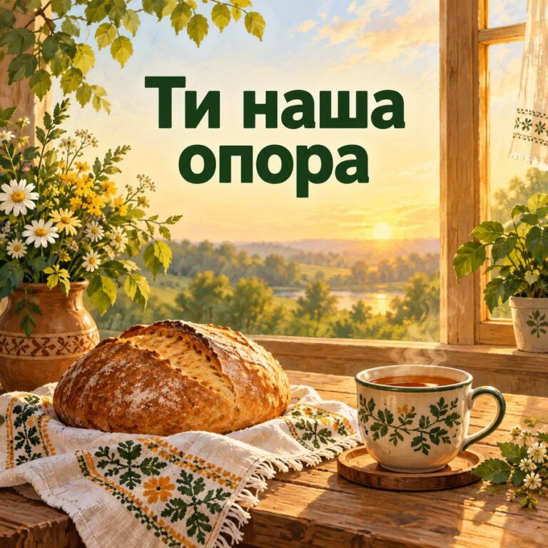 Ти наша опора - листівка з привітанням з Днем захисників і захисниць України
