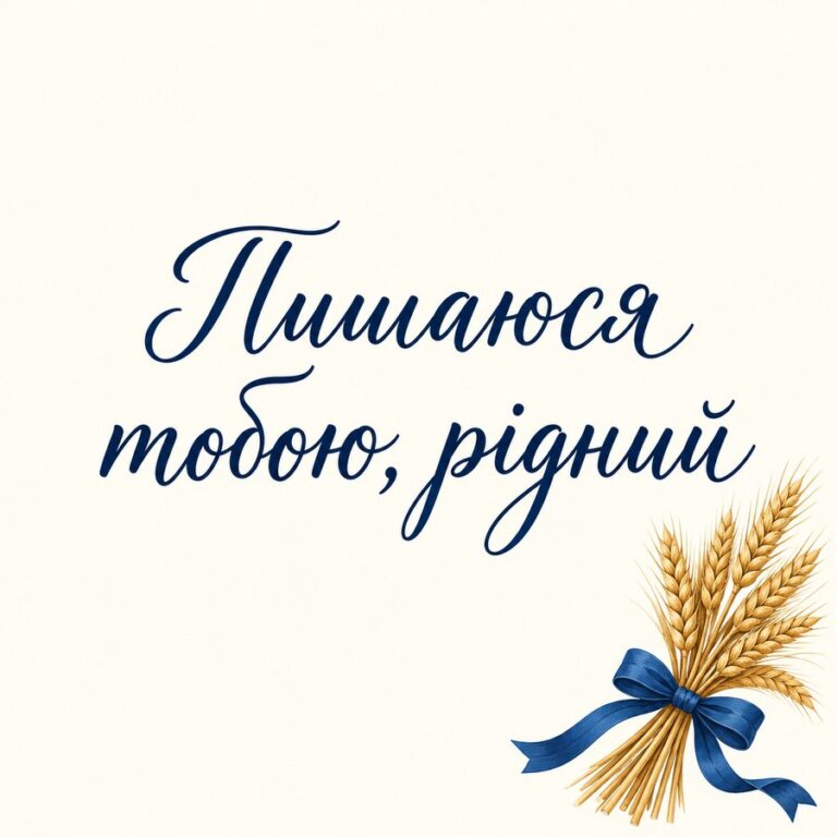 Пишаюся тобою, рідний - листівка з привітанням з Днем захисників і захисниць України