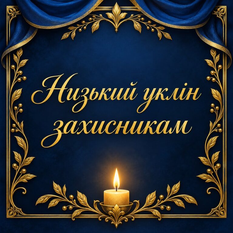 Низький уклін захисникам - листівка з привітанням з Днем захисників і захисниць України