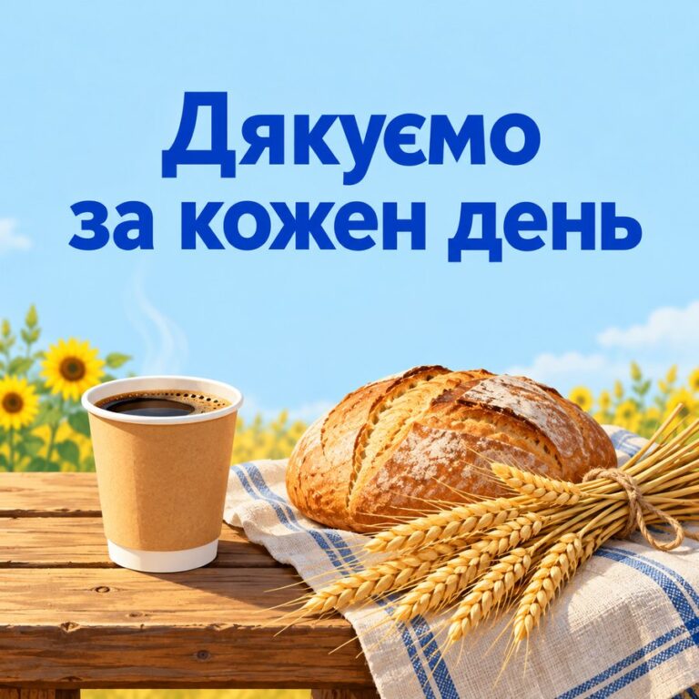 Дякуємо за кожен день - листівка з привітанням з Днем захисників і захисниць України