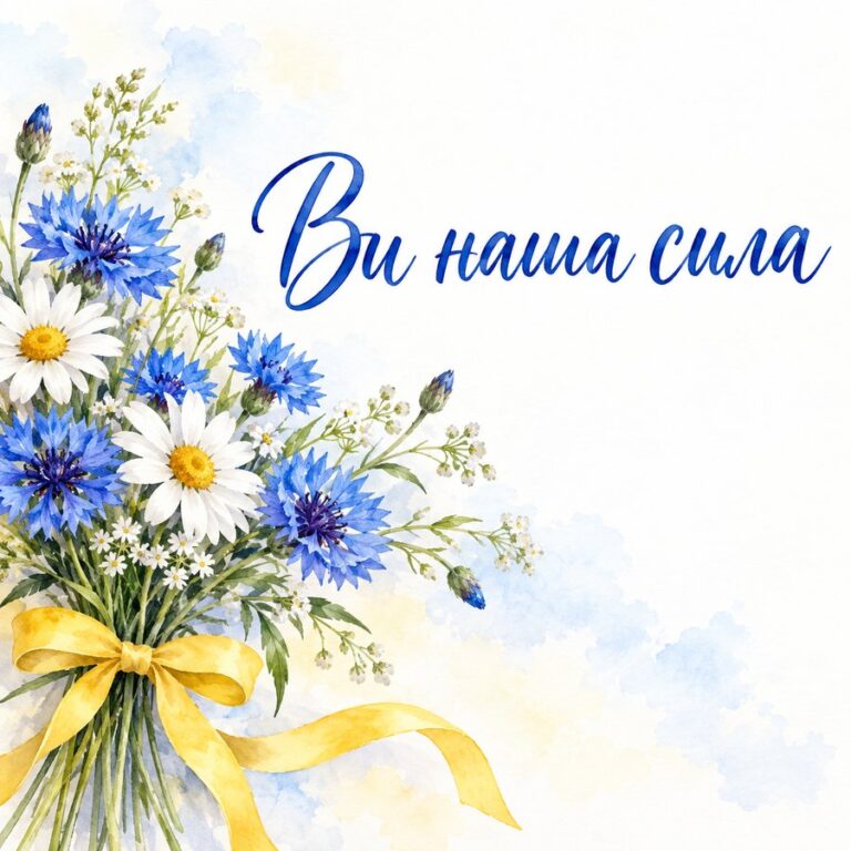 Ви наша сила - листівка з привітанням з Днем захисників і захисниць України