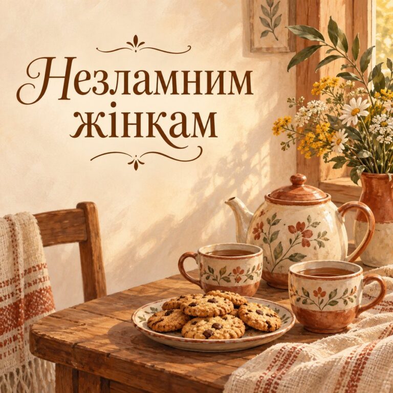 Незламним жінкам - листівка з привітанням з Днем захисників і захисниць України