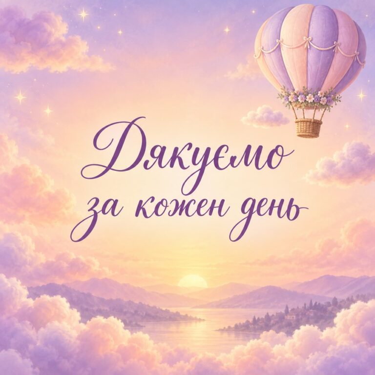 Дякуємо за кожен день - листівка з привітанням з Днем захисників і захисниць України