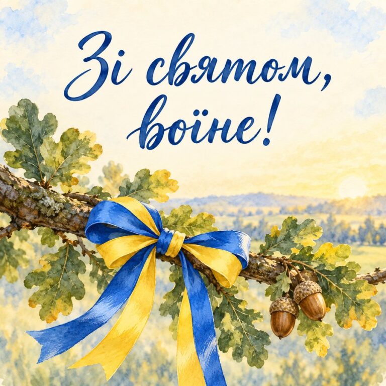 Зі святом, воїне! - листівка з привітанням з Днем ЗСУ