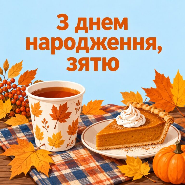 З днем народження, зятю - листівка з привітанням з Днем народження зятю