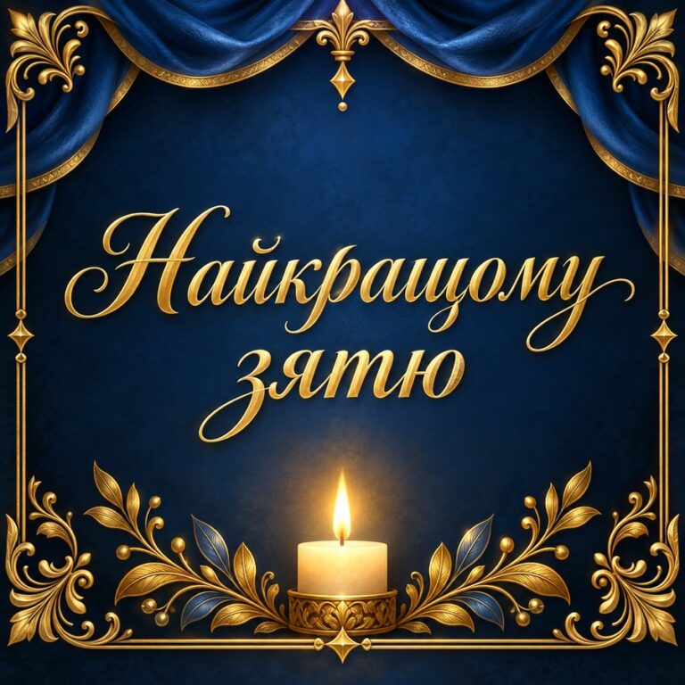 Найкращому зятю - листівка з привітанням з Днем народження зятю