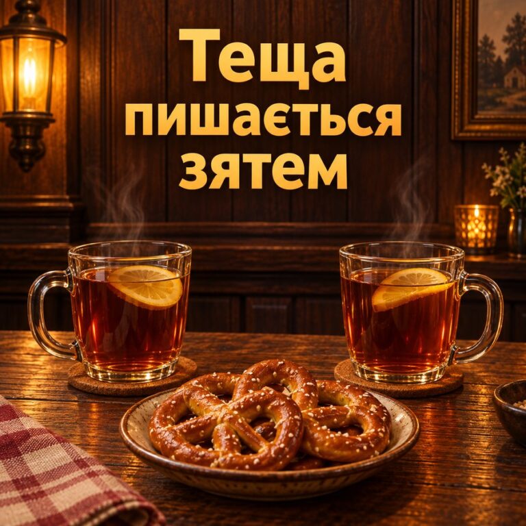 Теща пишається зятем - листівка з привітанням з Днем народження зятю