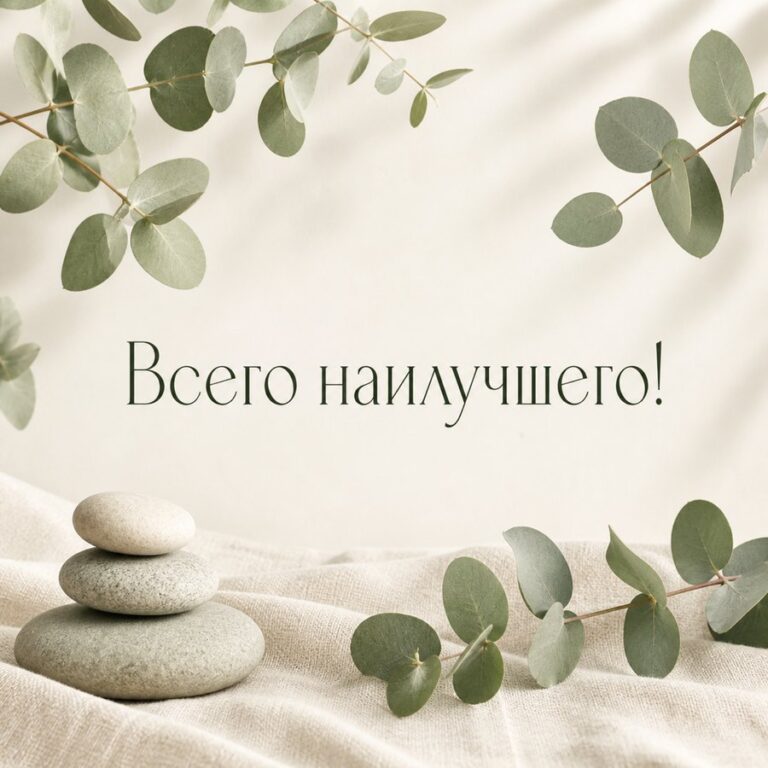 Всего наилучшего! - листівка з привітанням мужчине