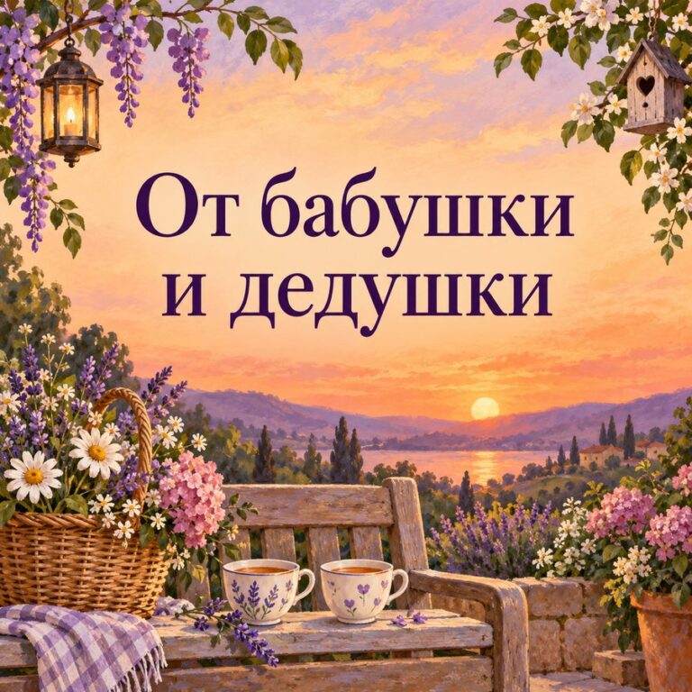 От бабушки и дедушки - открытка с поздравлением внучке
