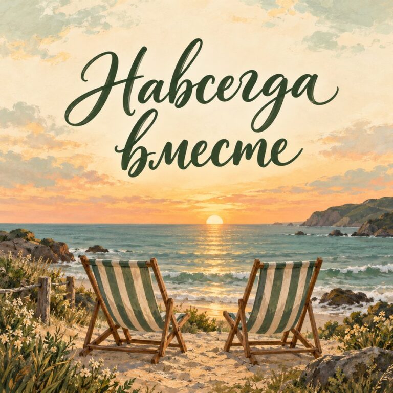 Навсегда вместе - открытка с поздравлением жене