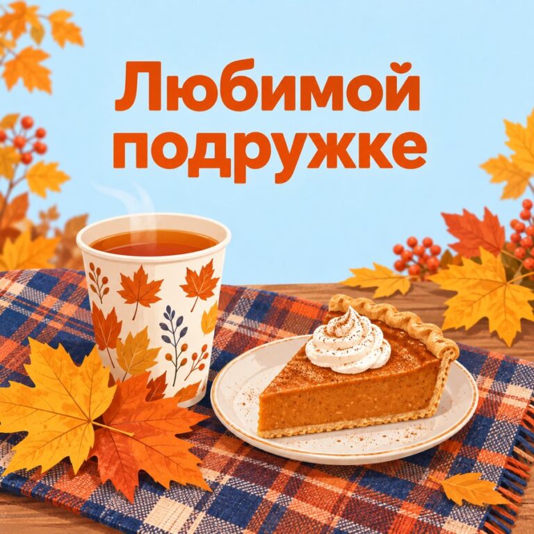 Любимой подружке - открытка с поздравлением подруге