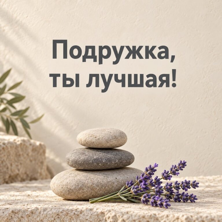 Подружка, ты лучшая! - открытка с поздравлением подруге
