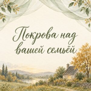 Покрова над вашей семьёй - открытка с поздравлением с Покровом
