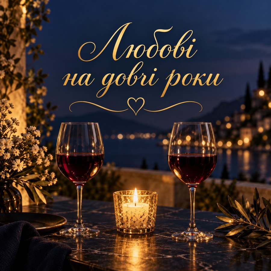Любові на довгі роки - листівка з привітанням з річницею весілля