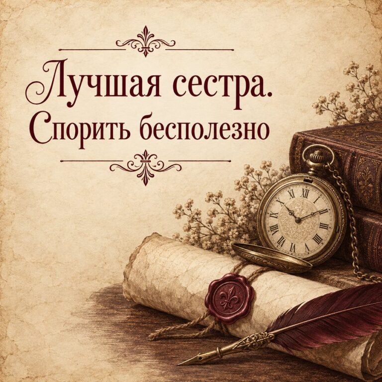 Лучшая сестра. Спорить бесполезно - открытка с поздравлением сестре
