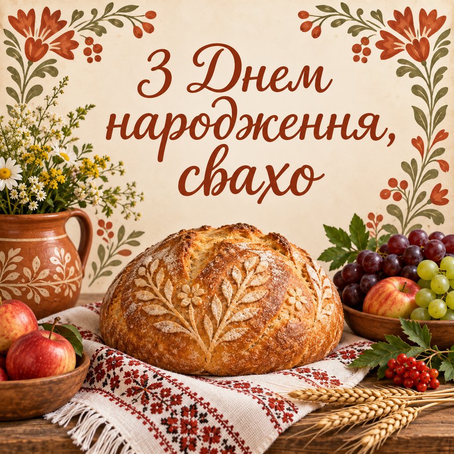 З Днем народження, свахо - листівка з привітанням свасі
