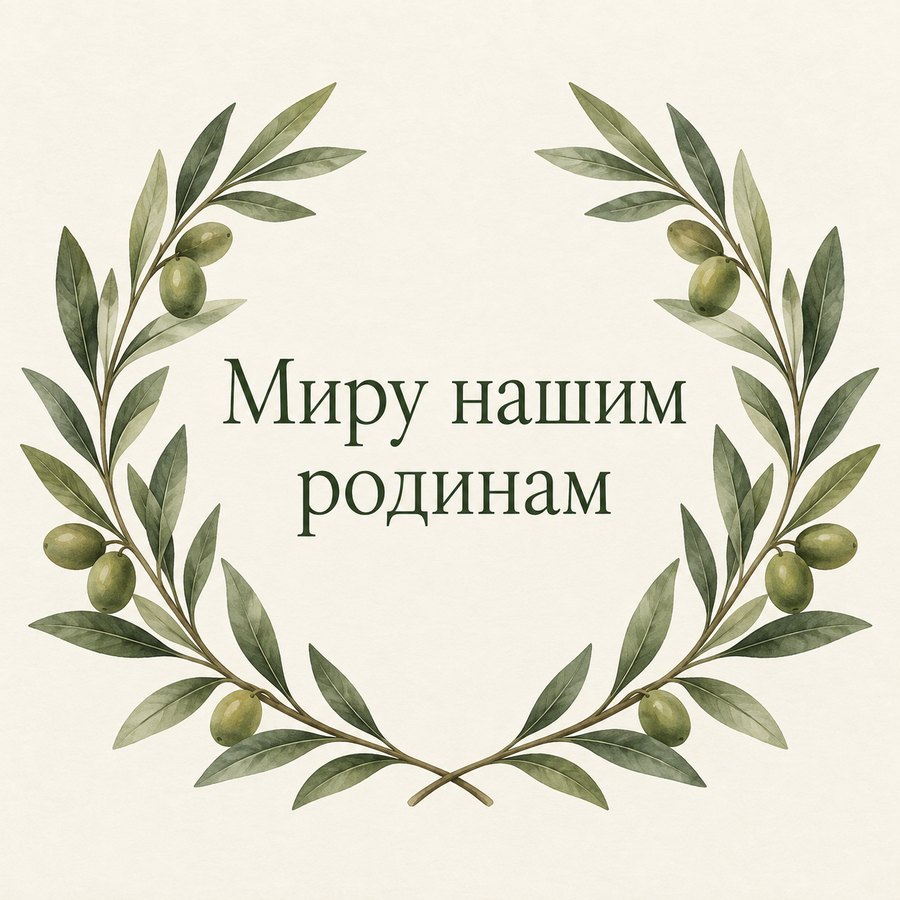Миру нашим родинам - листівка з привітанням свасі