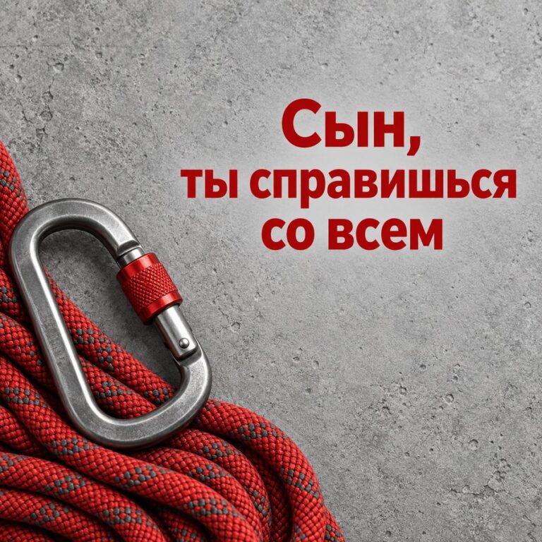 Сын, ты справишься со всем - открытка с поздравлением взрослому сыну