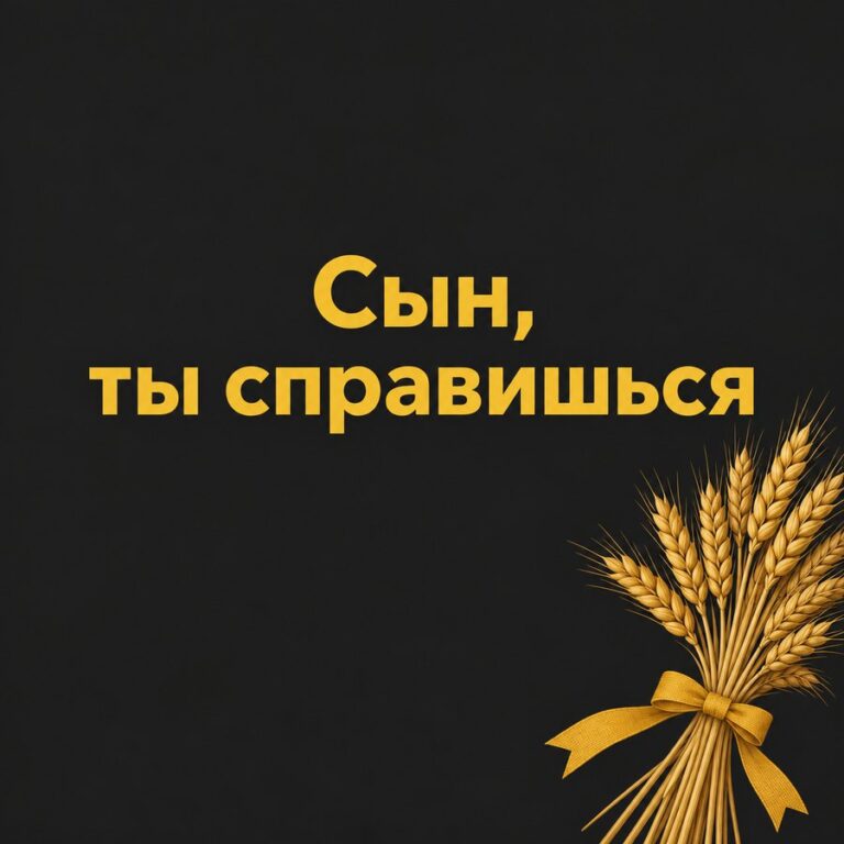 Сын, ты справишься - открытка с поздравлением взрослому сыну