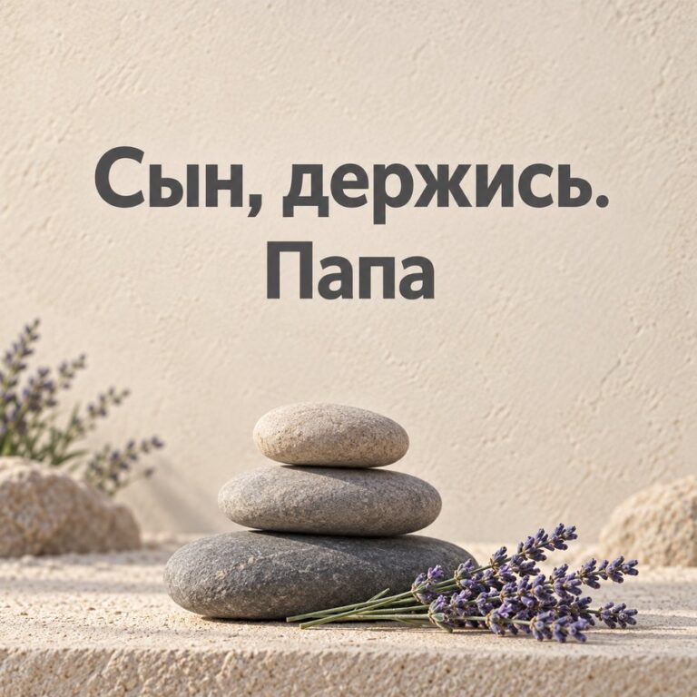 Сын, держись. Папа - открытка с поздравлением взрослому сыну