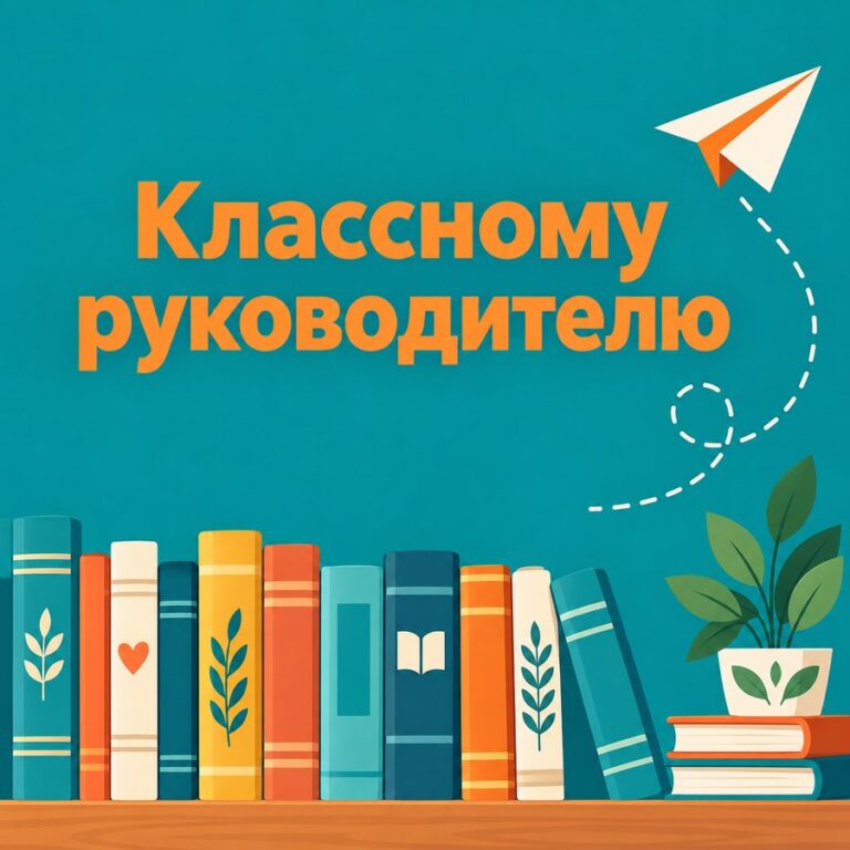 Классному руководителю - открытка с поздравлением с Днём учителя