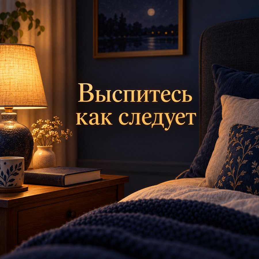 Выспитесь как следует - открытка с поздравлением хороших выходных