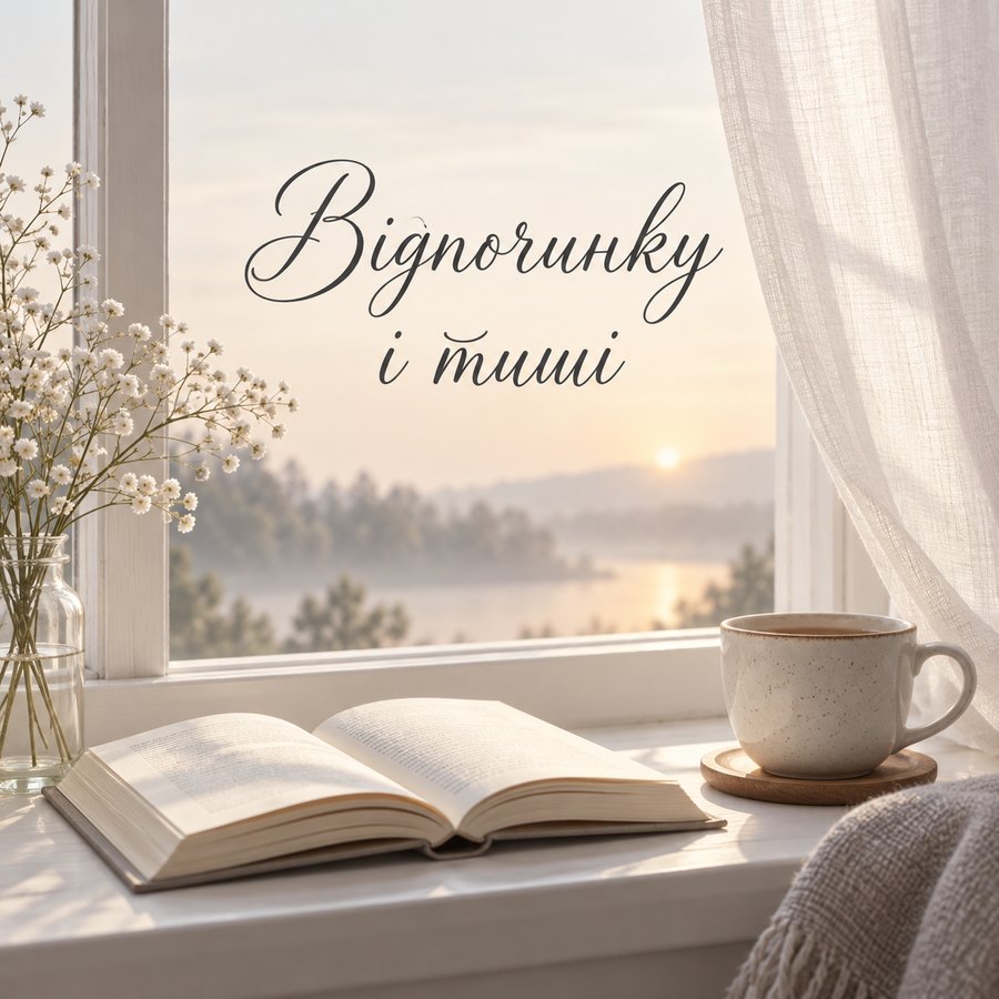 Відпочинку і тиші - листівка з привітанням гарних вихідних