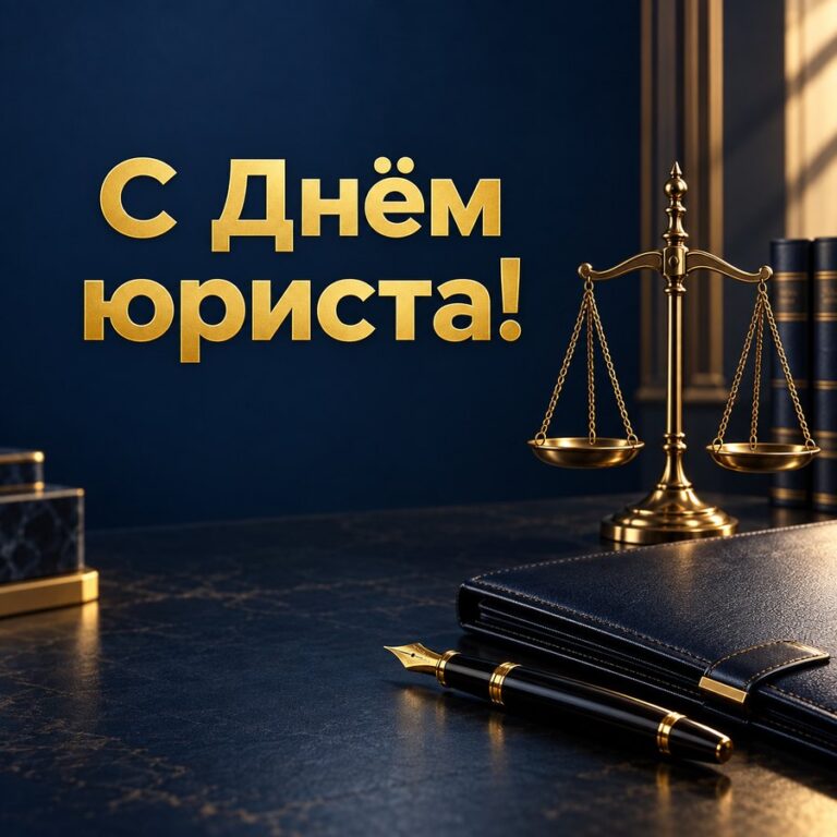 С Днём юриста! - открытка с поздравлением с Днём юриста