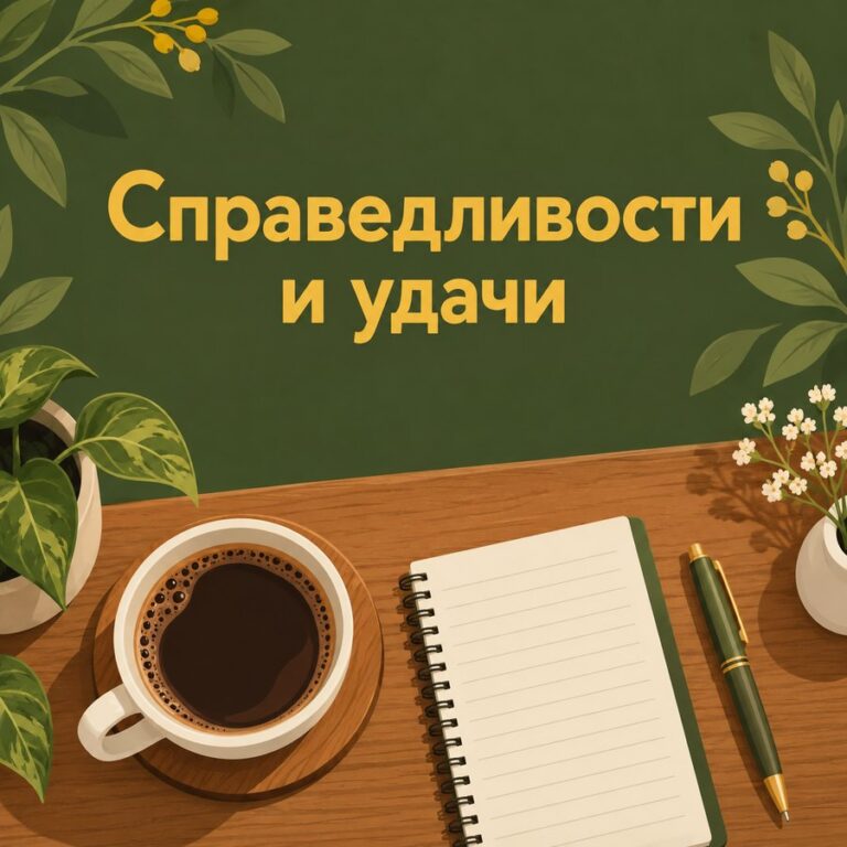 Справедливости и удачи - открытка с поздравлением с Днём юриста