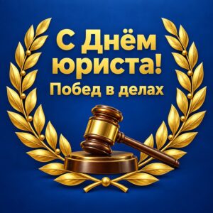 С Днём юриста! Побед в делах - открытка с поздравлением с Днём юриста